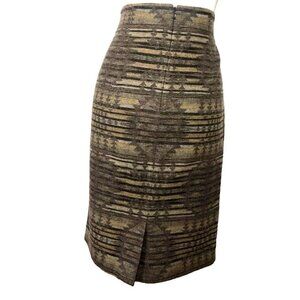 Pendleton Brown Patterned Skirt